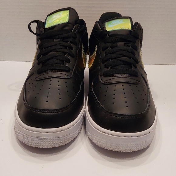 NIKE AIR FORCE 1 07 LOW IRIDESCENT PIXEL 10M LIKE NEW PRE-OWNED - Picture 2 of 4